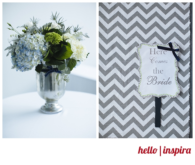 toronto chevron wedding theme