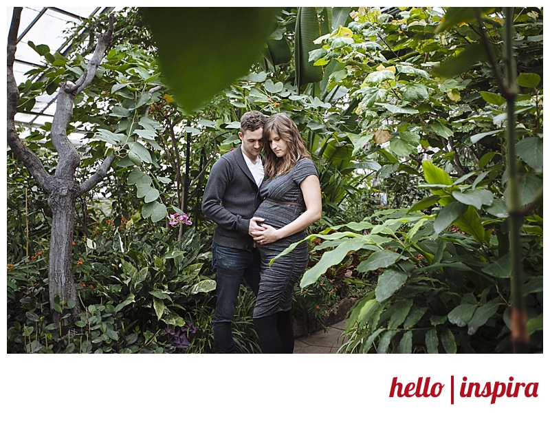 greenhouse pregnancy photography
