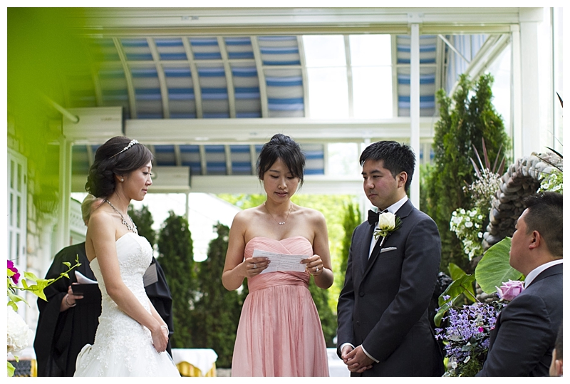 auberge wedding ceremony north york