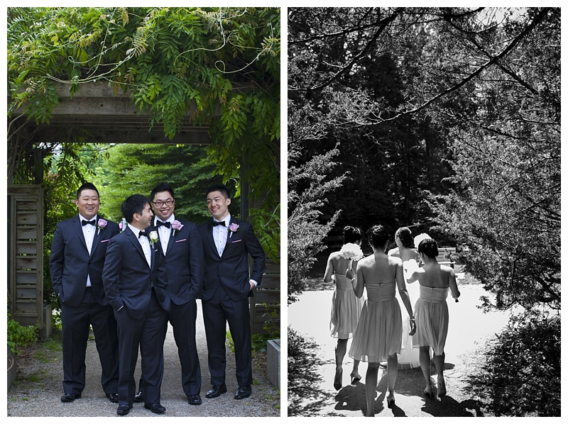 botanical garden wedding photos gta