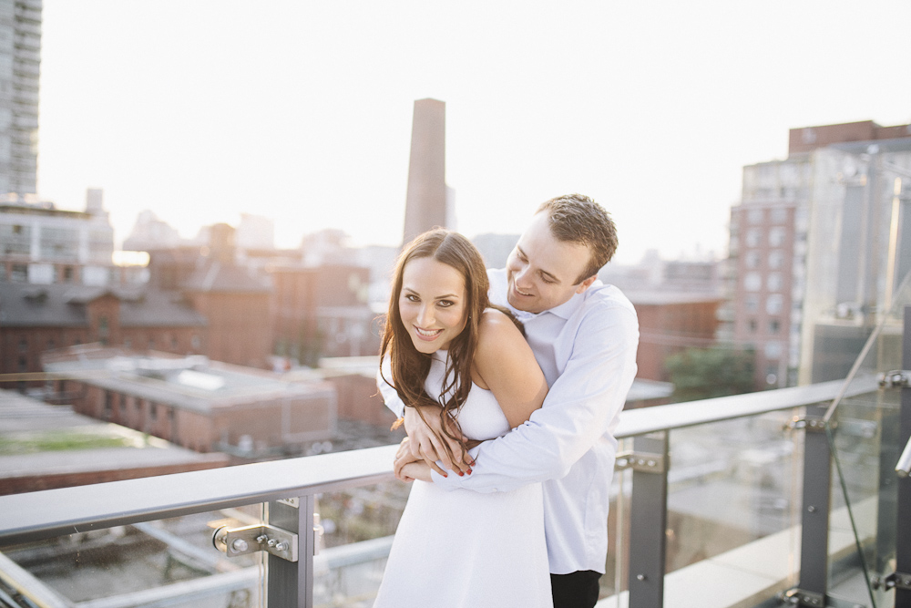 fun toronto engagement photo