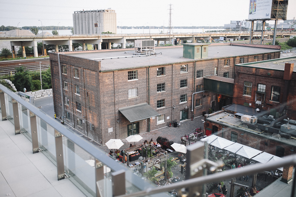 rooftop distillery district party