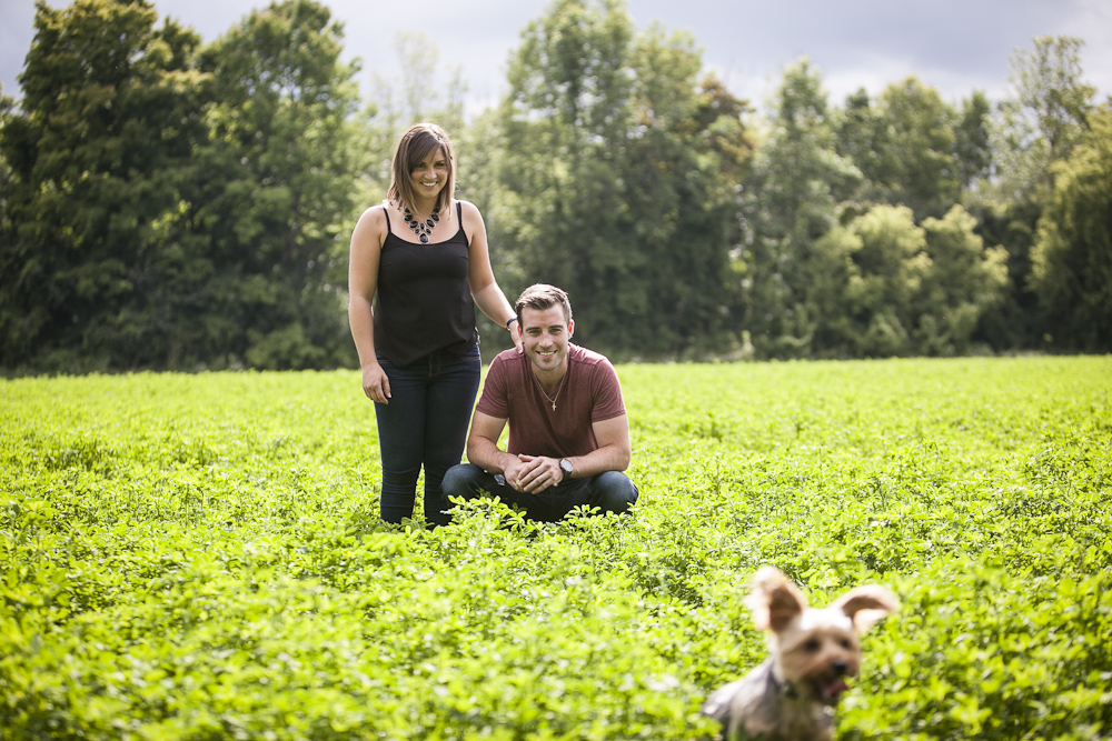 late summer engagement session 