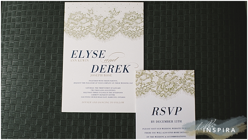 lace wedding invitation canada