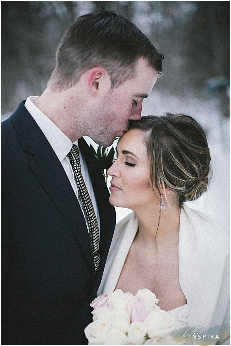 beautiful toronto winter wedding photo canada