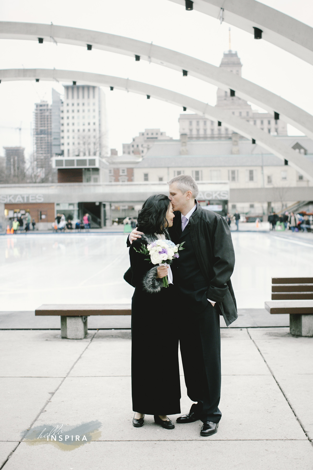 toronto winter wedding photos