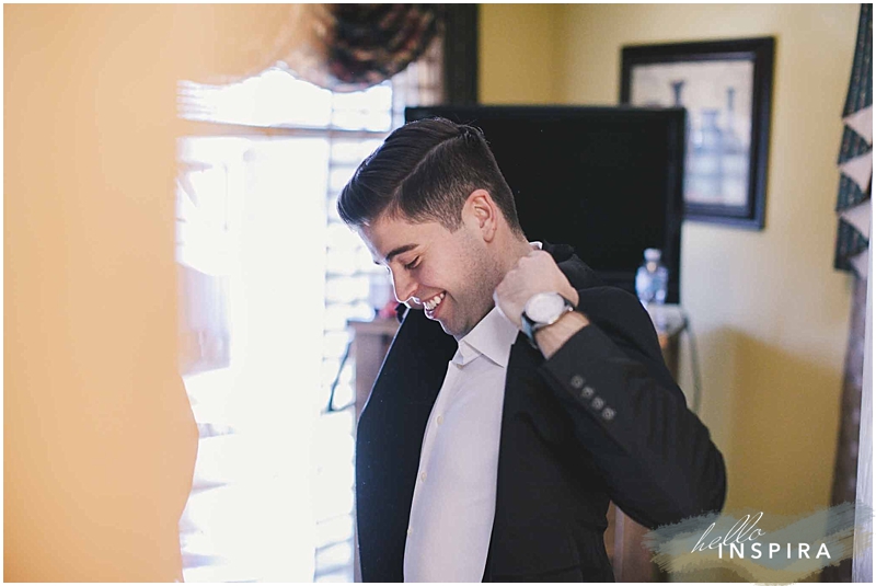 toronto groom getting ready photo