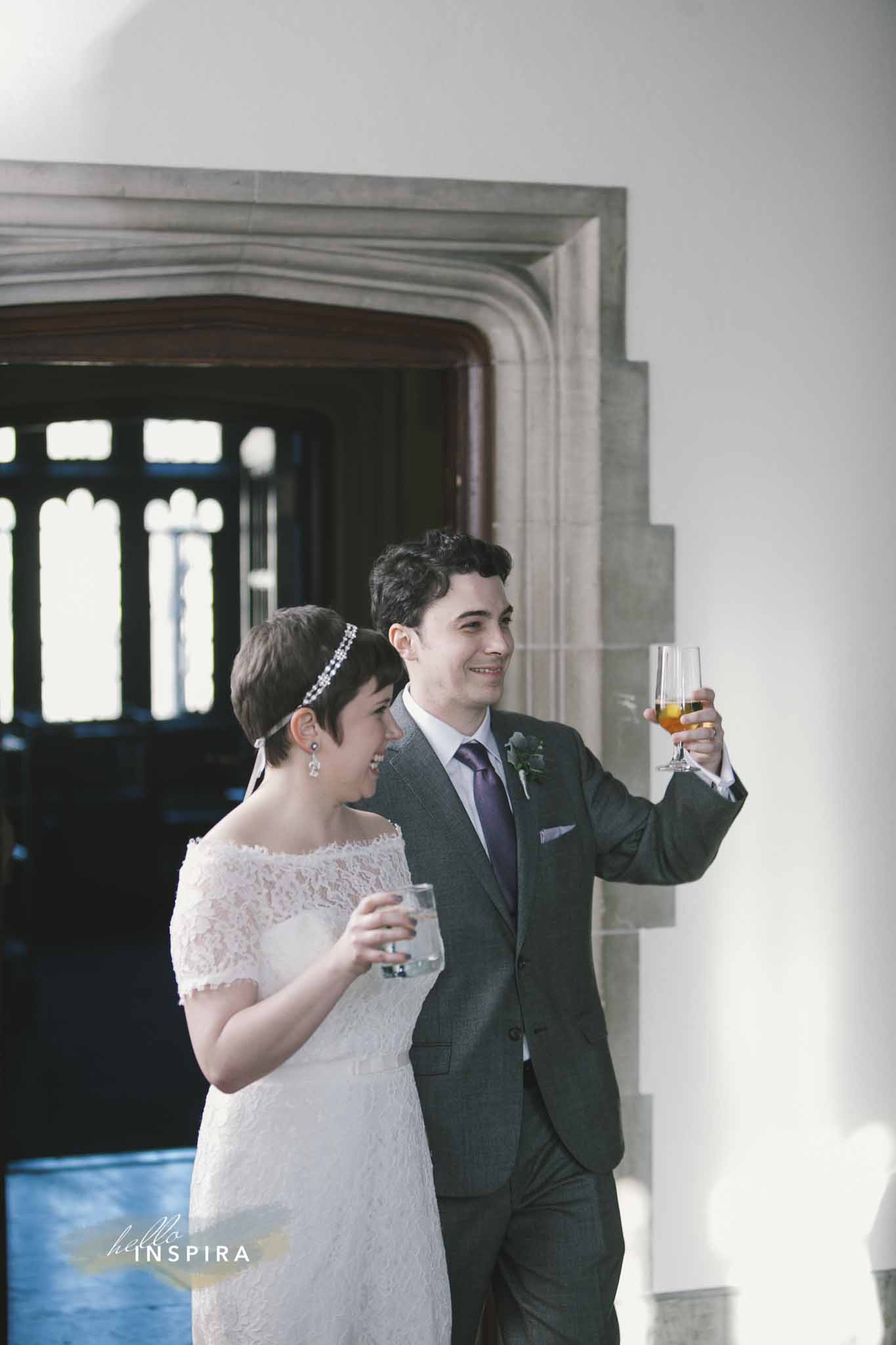 hart house bride and groom reception 