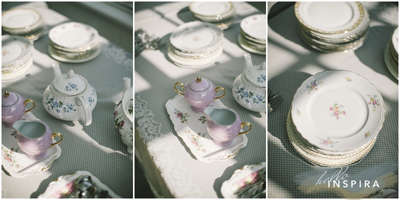 antique tea wedding collections