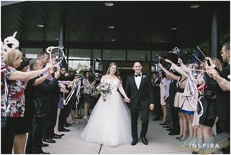 toronto wedding streamers idea