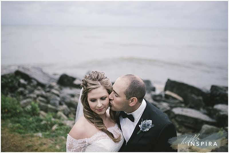 lakeside wedding photos