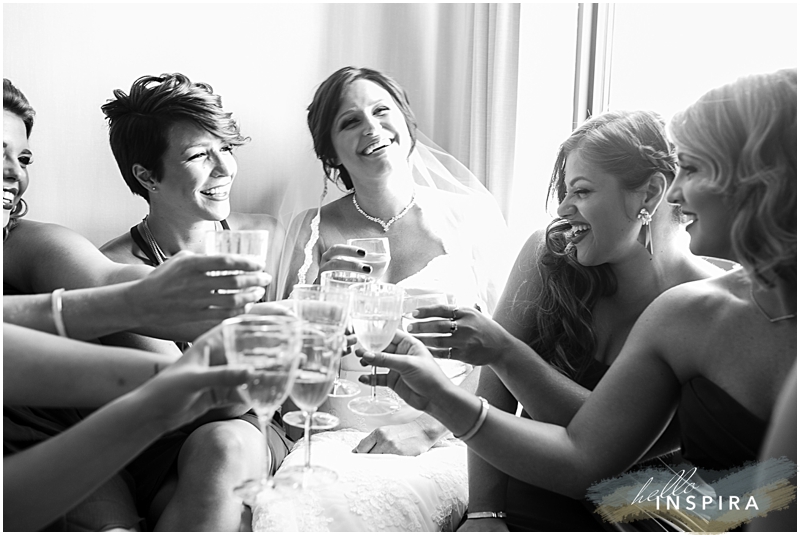 toronto black and white classic wedding