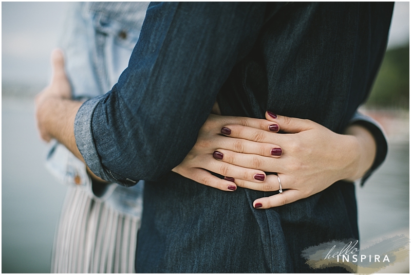 casual engagement session