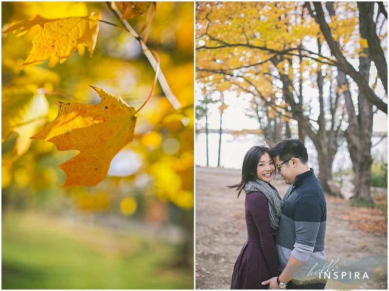 october engagement session toronto