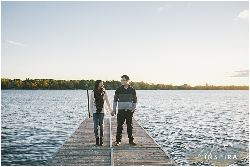 muskoka engagement session look