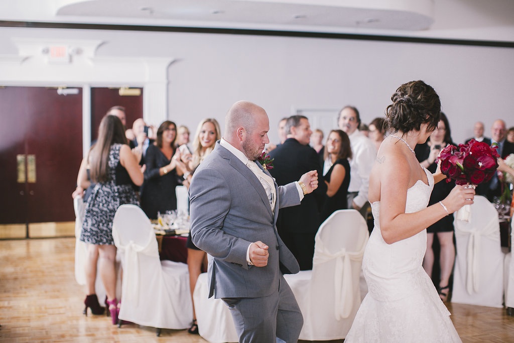 Toronto bride and groom reception entrance