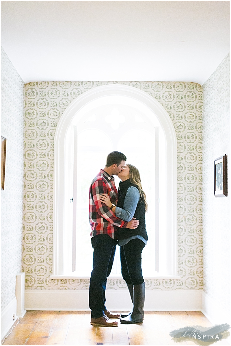 ontario historical home engagement session