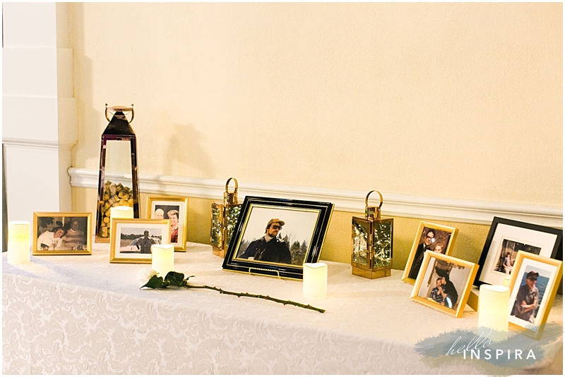 memory table in a wedding
