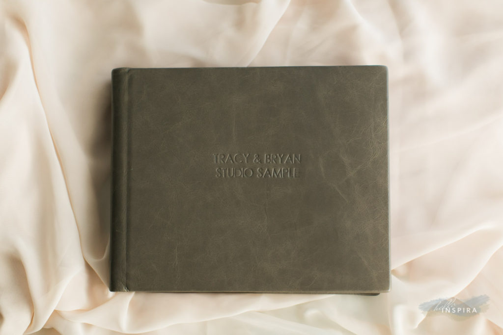 Toronto wedding photographer leather album