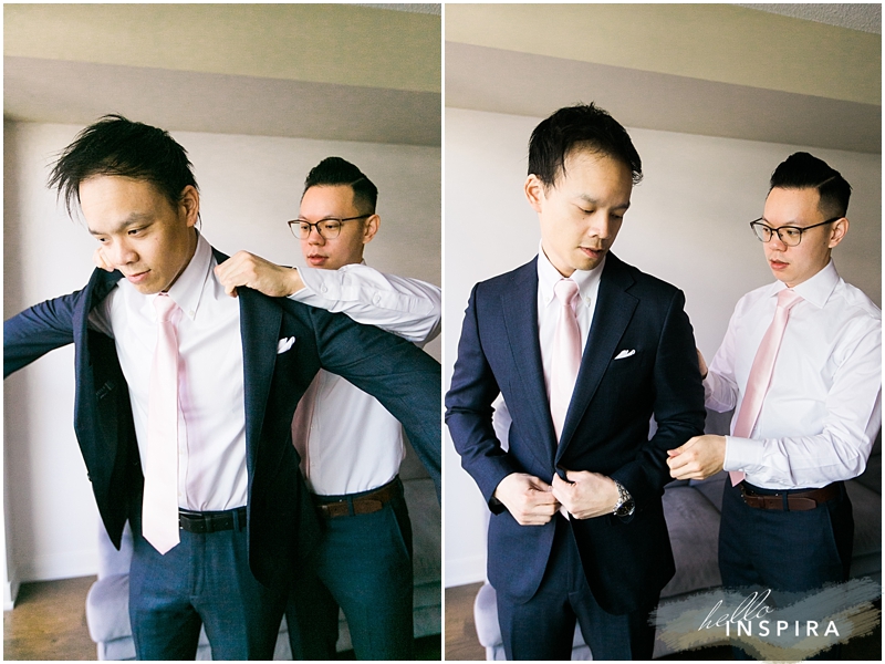 toronto groom getting ready photos
