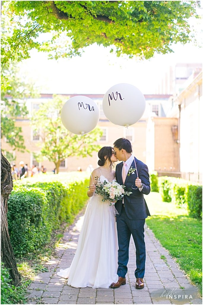mr and mrs wedding balloons etsy