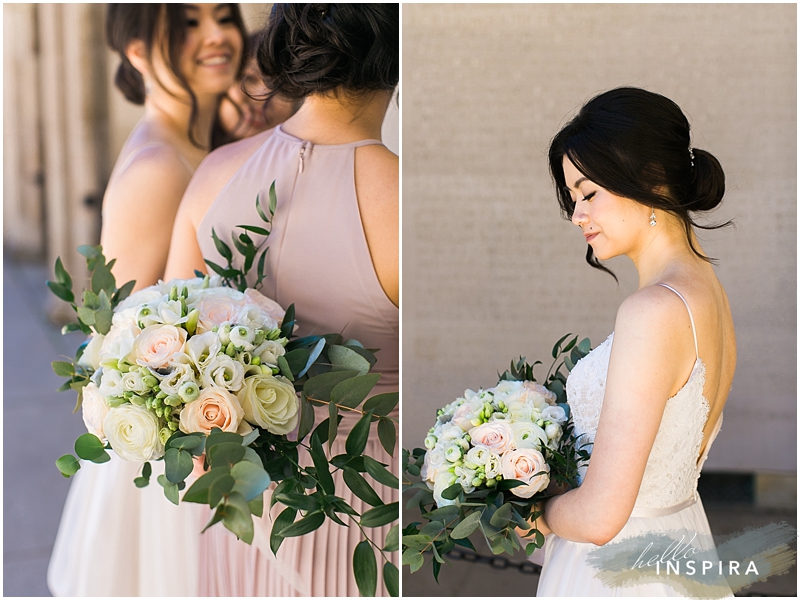 bride and bridesmaids toronto wedding photography